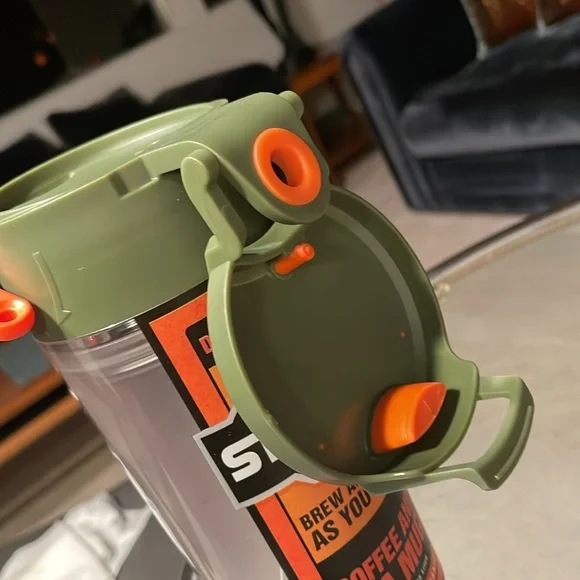 ☕️🫖NWT Rare Stanley Coffee & Tea Mug Tumbler 12 OZ with Drop Down Brewer - Picture 5 of 8